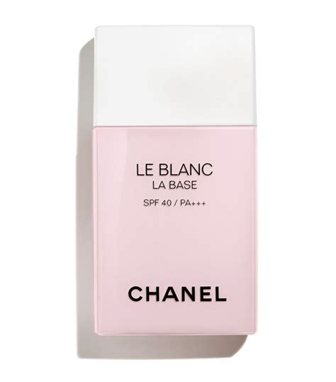 chanel le blanc la base primer|chanel le blanc makeup base.